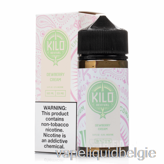 Vape Vloeibare Dauwbraamcrème - Kilo Revival - 100 Ml 0 Mg